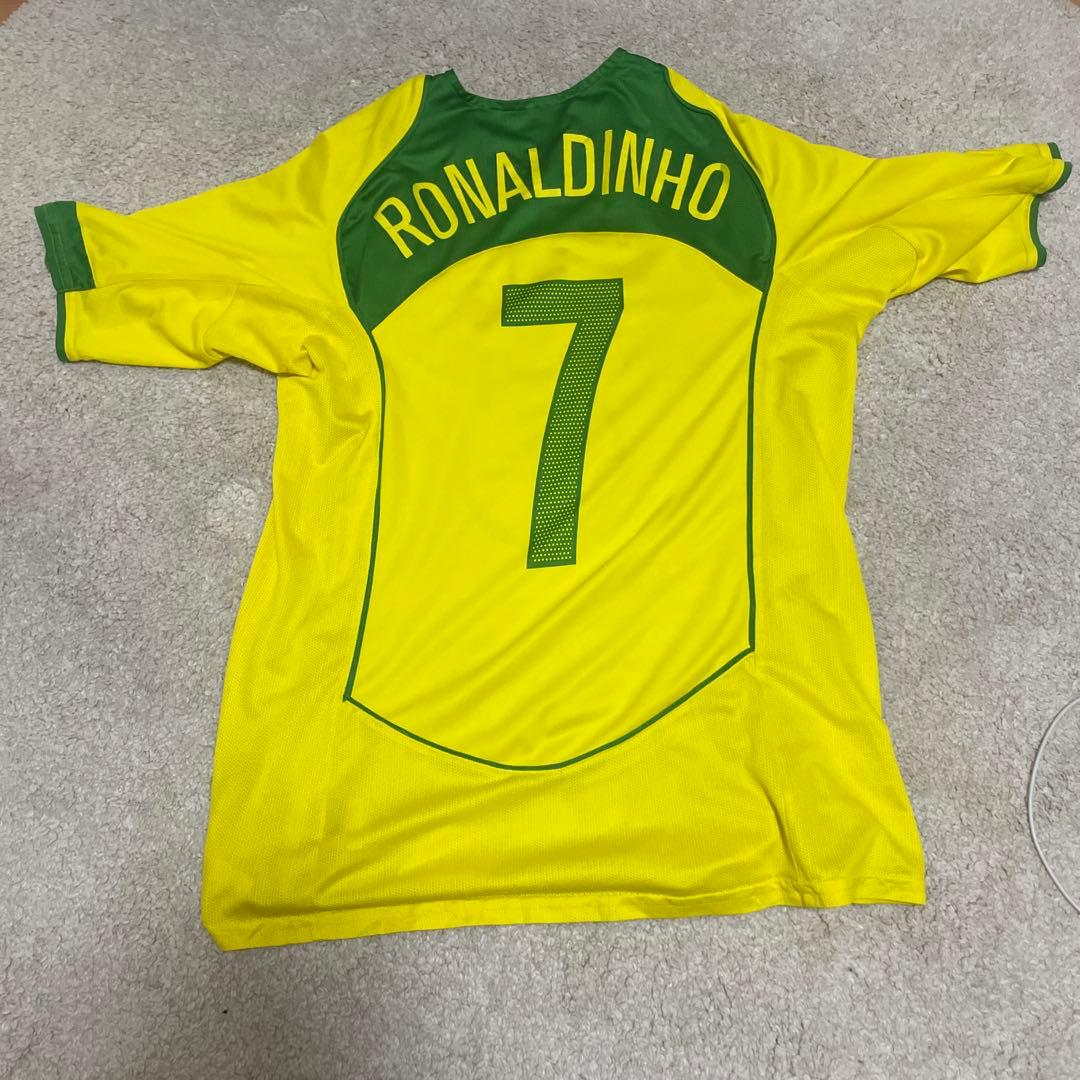 希少］ロナウジーニョ 04-05 ブラジル代表ユニフォーム - メルカリ