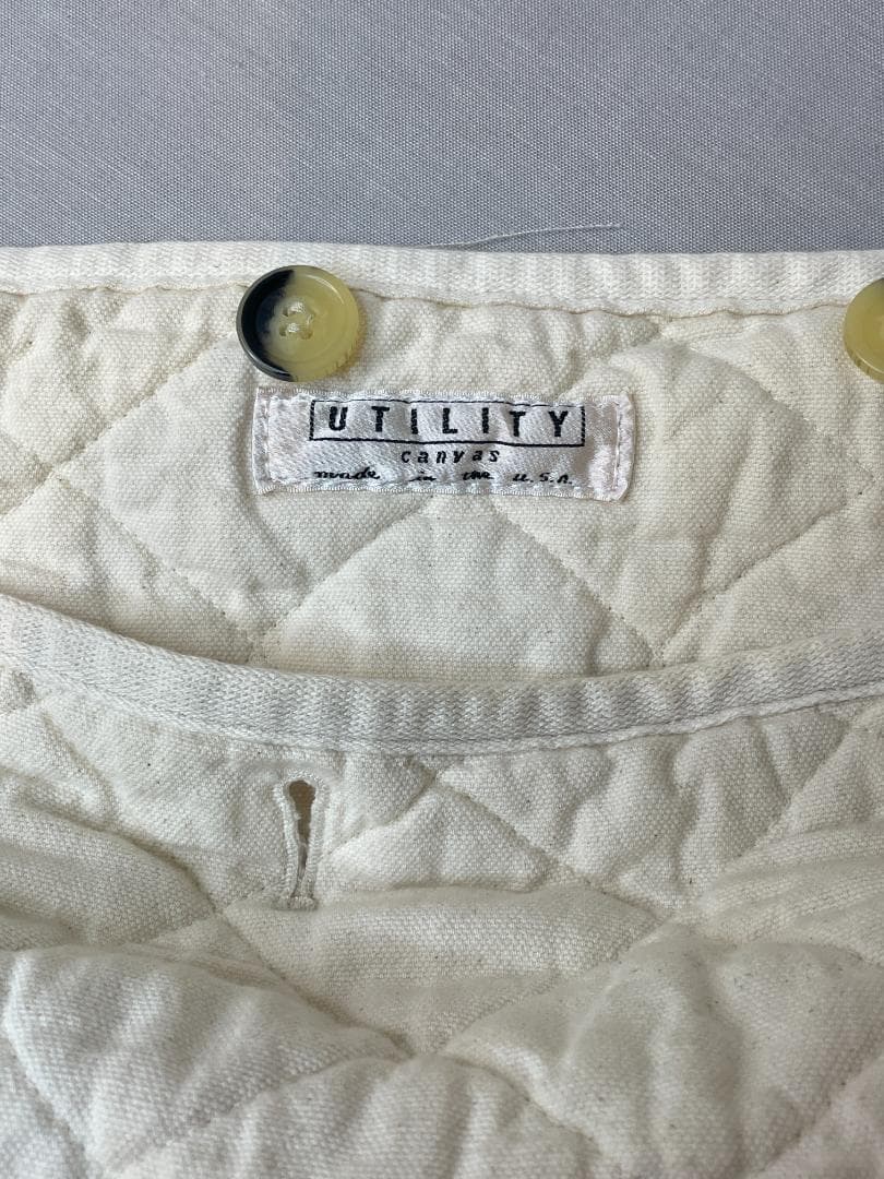 RHC x Utility Canvas キルティング クッション⚫︎ホワイト - メルカリ