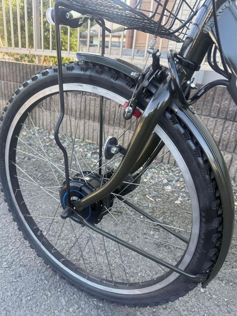 STEPBRUZ 電動アシスト自転車 オリーブグリーン - メルカリ