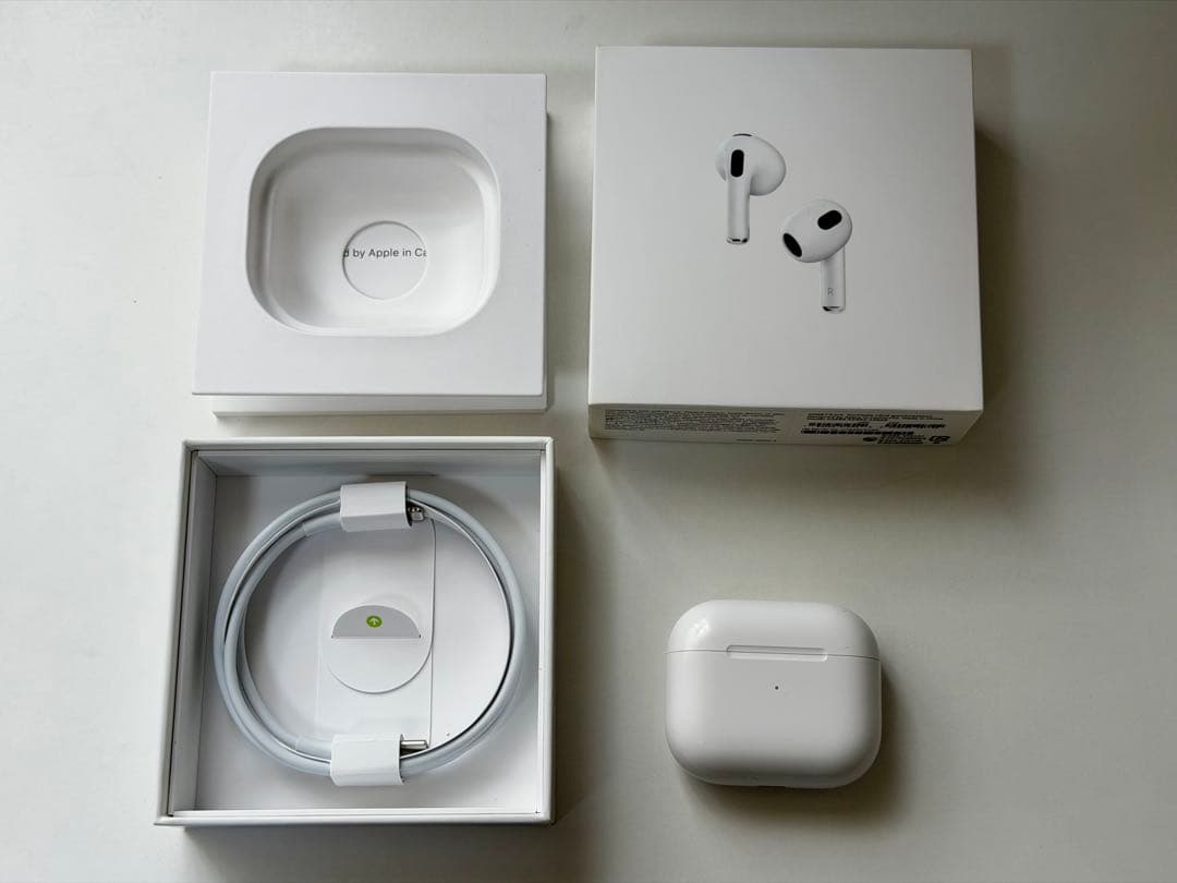 AirPods第三世代 MME73J/A AirPods（第3世代） MME73J/A [リモコン・マイク対応 /ワイヤレス(左右