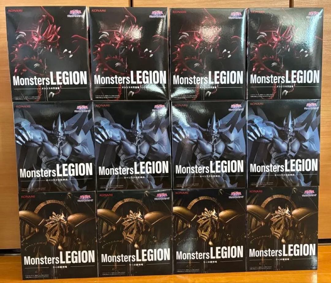 遊戯王 MonstersLEGION 三幻神 フィギュア 12体セット 遊戯王 重巧超大 三幻神 拡張パーツセット【商品仕様・画像 公開