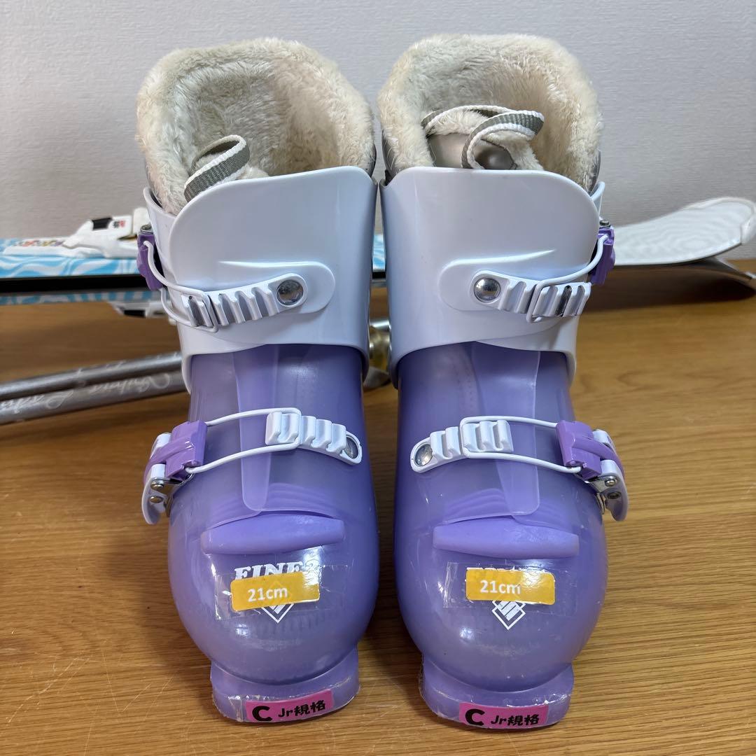 ジュニアスキーセット VolklFLAIR 110cm 21cm ストック付 - メルカリ