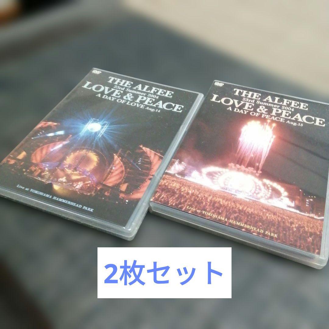 THE ALFEE 2004 LOVE&PEACE 1·2 DVD 23rd Summer 2004 LOVE & PEACE A DAY OF PEACE Aug. 15[DVD] - THE