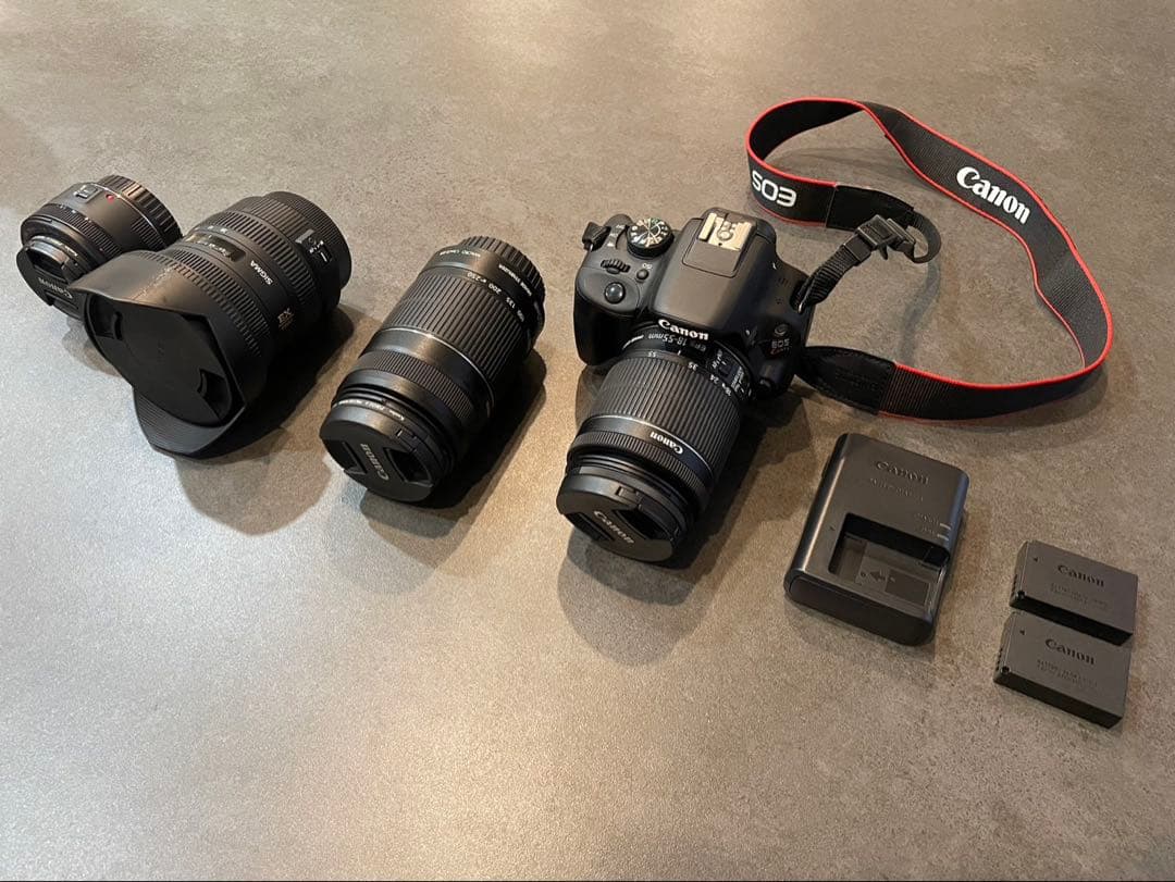 CANON SIGMA 一眼レフ カメラとレンズ4本セット