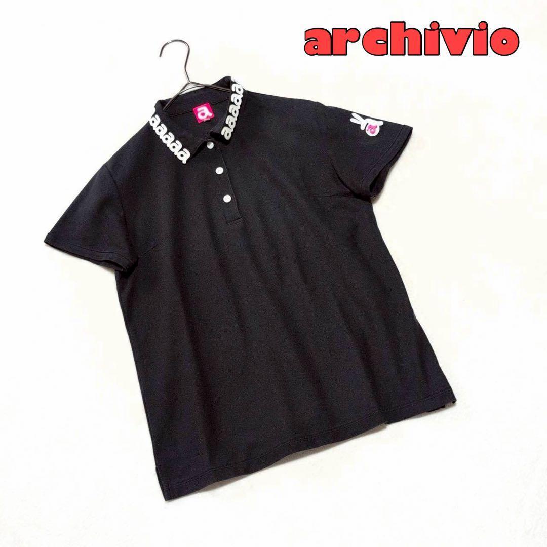 美品】アルチビオ archivio ゴルフウェア ポロシャツ スポーツ 38