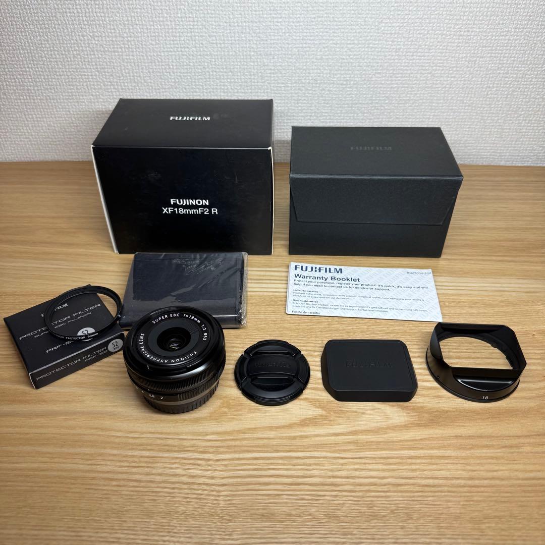 FUJIFILM XF18mmF2 R フィルター付き - メルカリ