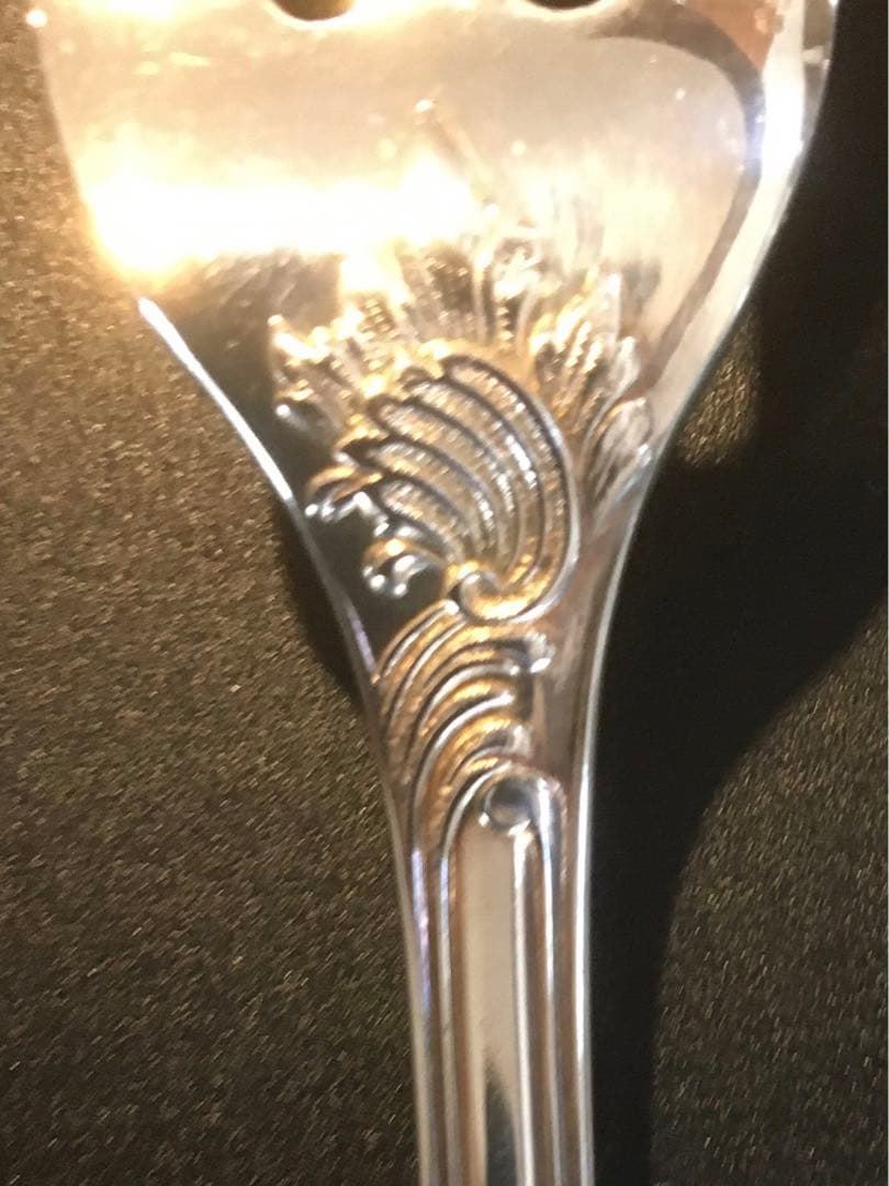 3本クリストフル⭐️マルリーケーキフォーク