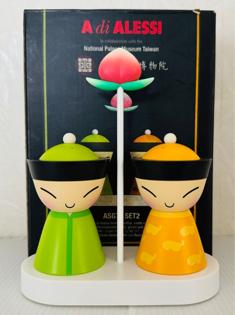 ALESSI アレッシィ Mr.Mrs.Chin ソルト&ペッパーセット レア - メルカリ