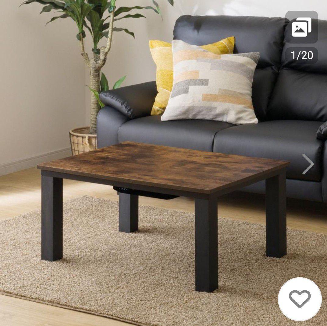 lisaシンプル木目調こたつテーブル 木目調デザインのリビングこたつ(LS22 8060 VBR) | ニトリネット【公式