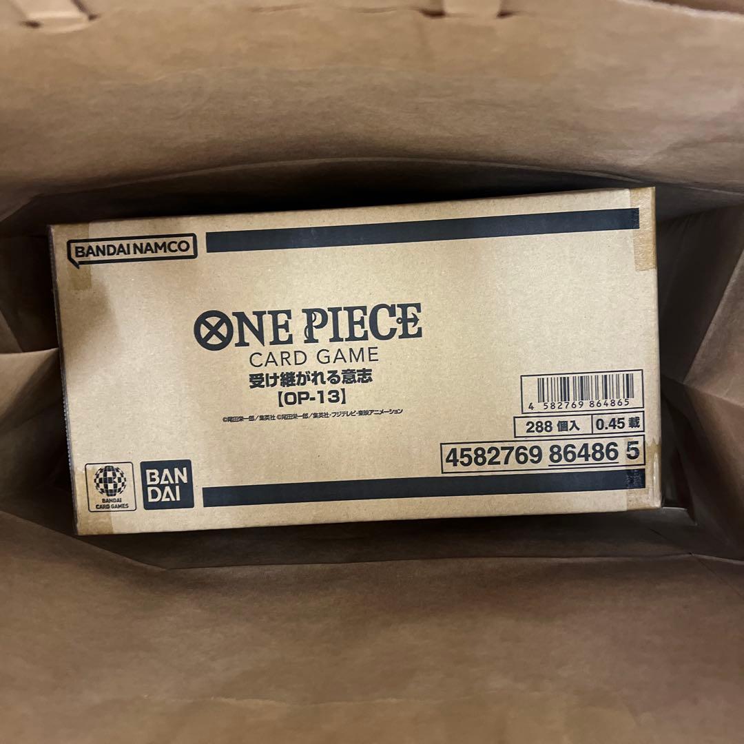 未開封1カートン ONE PIECEカードゲーム 受け継がれる意志 - メルカリ