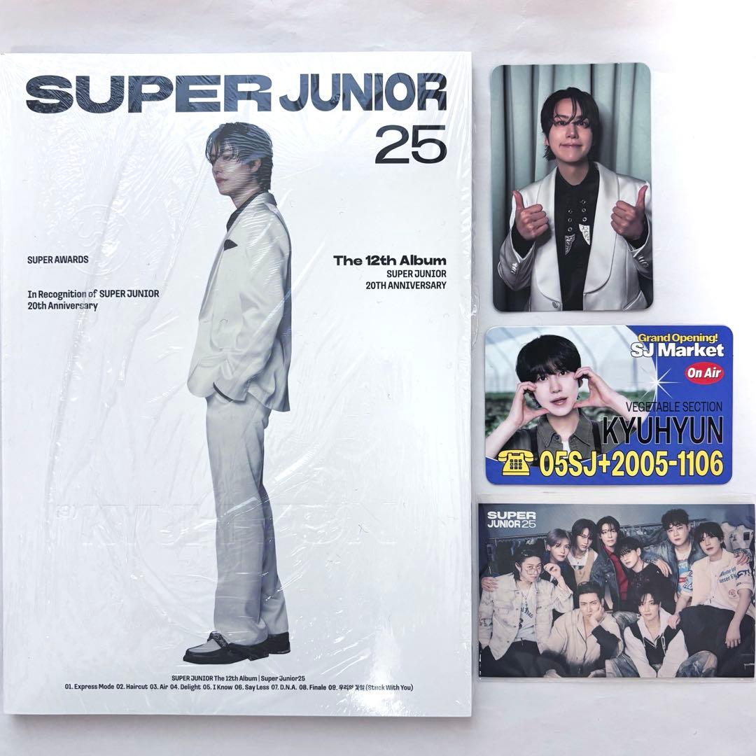 新品未使用】SUPER JUNIOR 25 + ポップアップMD キュヒョン - メルカリ