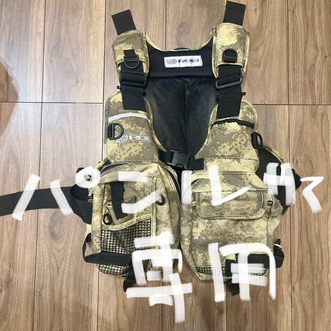 美品 RBB リバレイ カモフラ ゲーム ベスト ショート ライフ