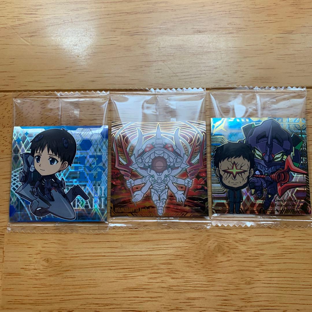 エヴァンゲリオン ウエハース 3枚セット - メルカリ