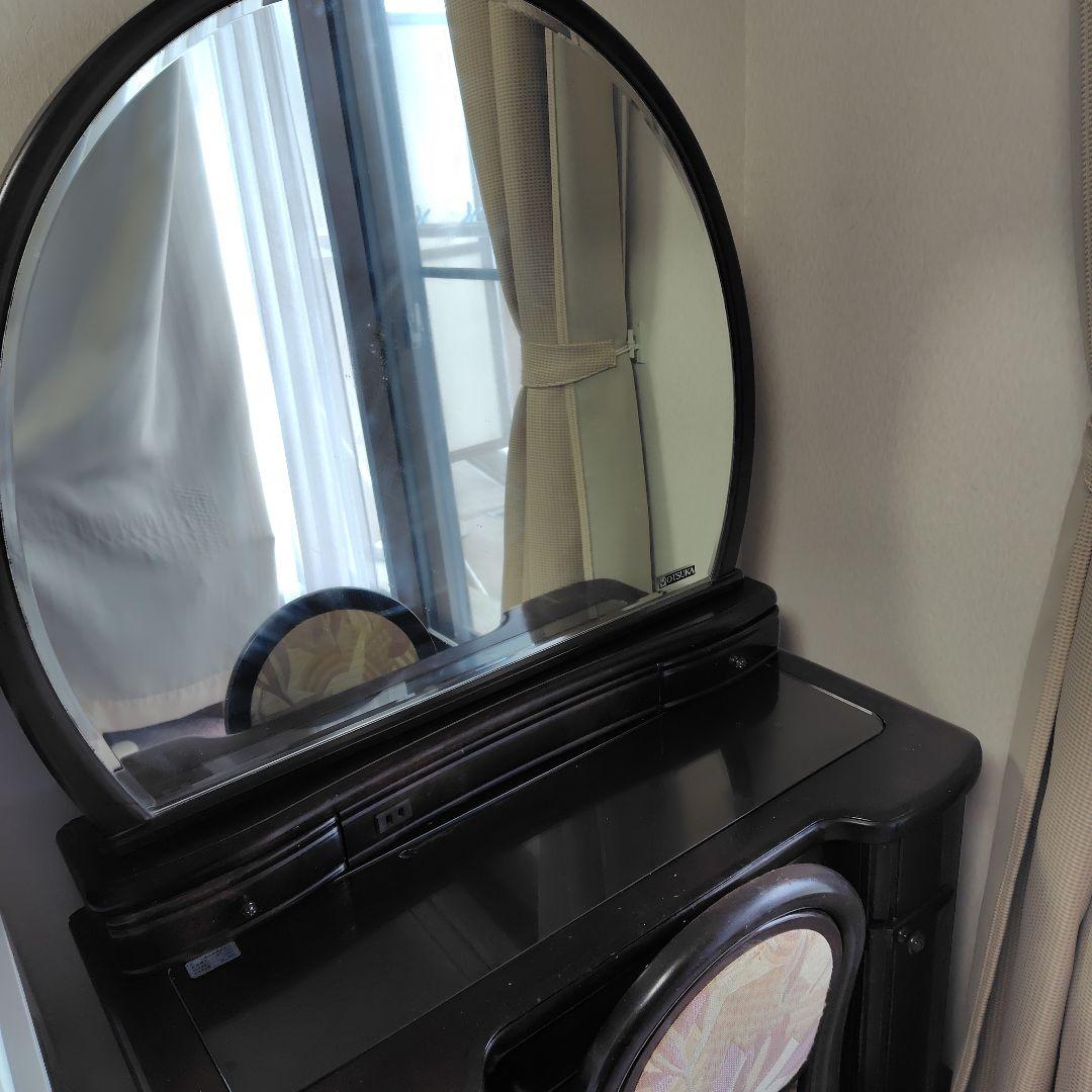 ドレッサー　大塚家具 ドレッサー「レッチェ」スツール付き ウォールナット材 | 【公式】大塚