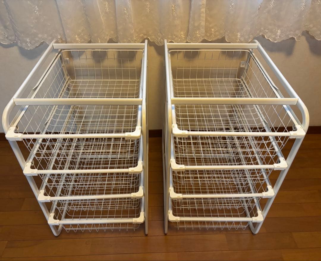IKEA 収納ラック 4段 2個セット IKEA - IKEA 収納棚2セット ワイヤー ラック 4段の通販 by MiDNiGhT