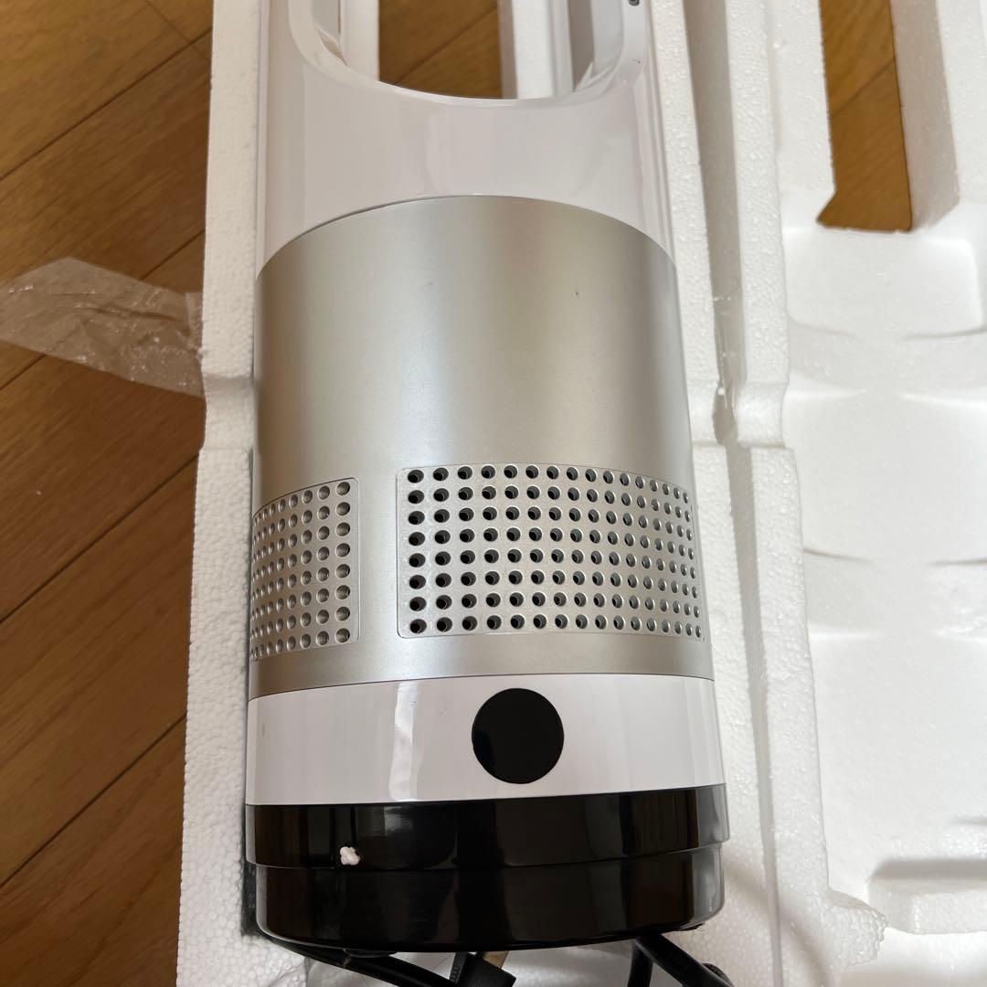 シルバー/ホワイト 冷風機 静音設計