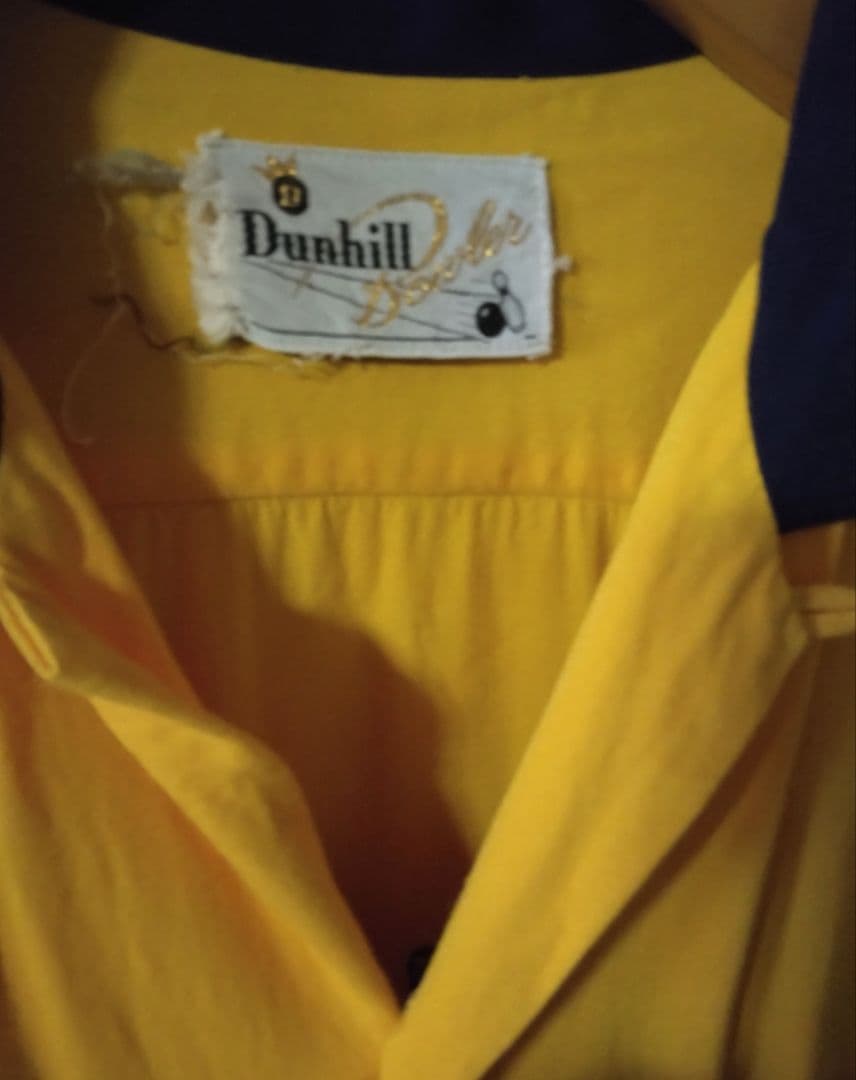 希少50s] ボーリングシャツ Dunhill チェーンステッチ M相当 - メルカリ