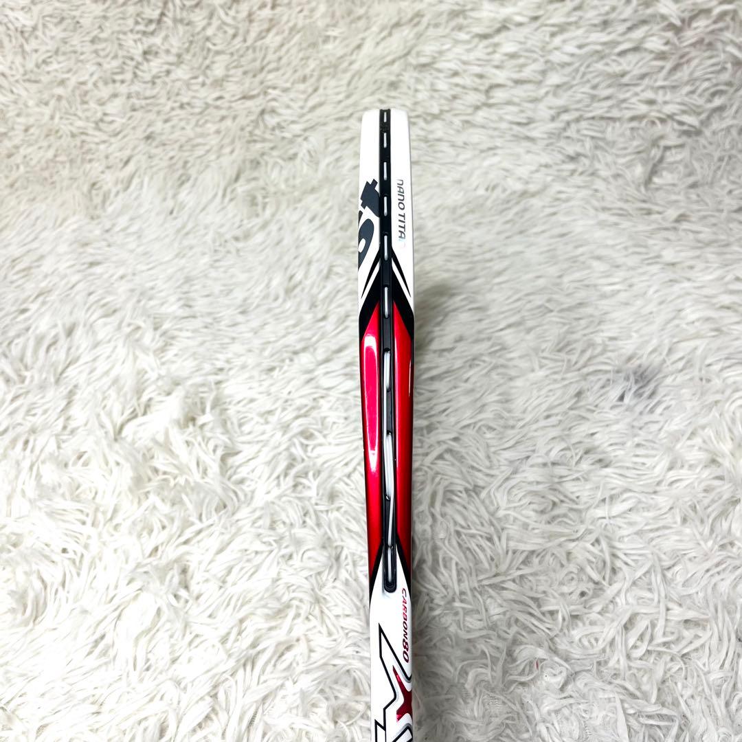 美品】ミズノ XYST T1 0U 最終型 ソフトテニス ラケット レッド - メルカリ