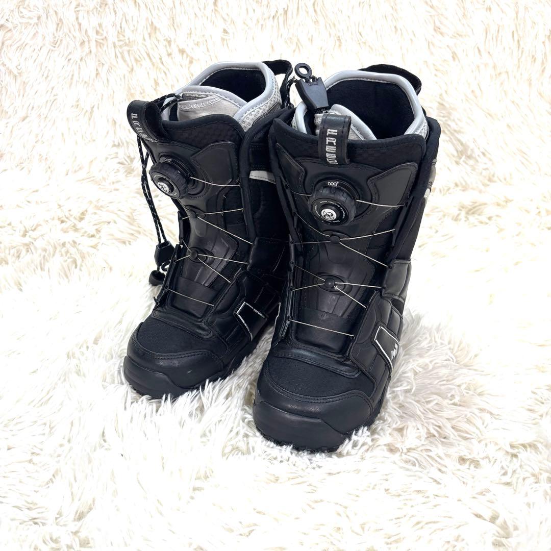 APX】 スノーボードブーツ ボアシステム ダイヤル式 ブラック 23cm