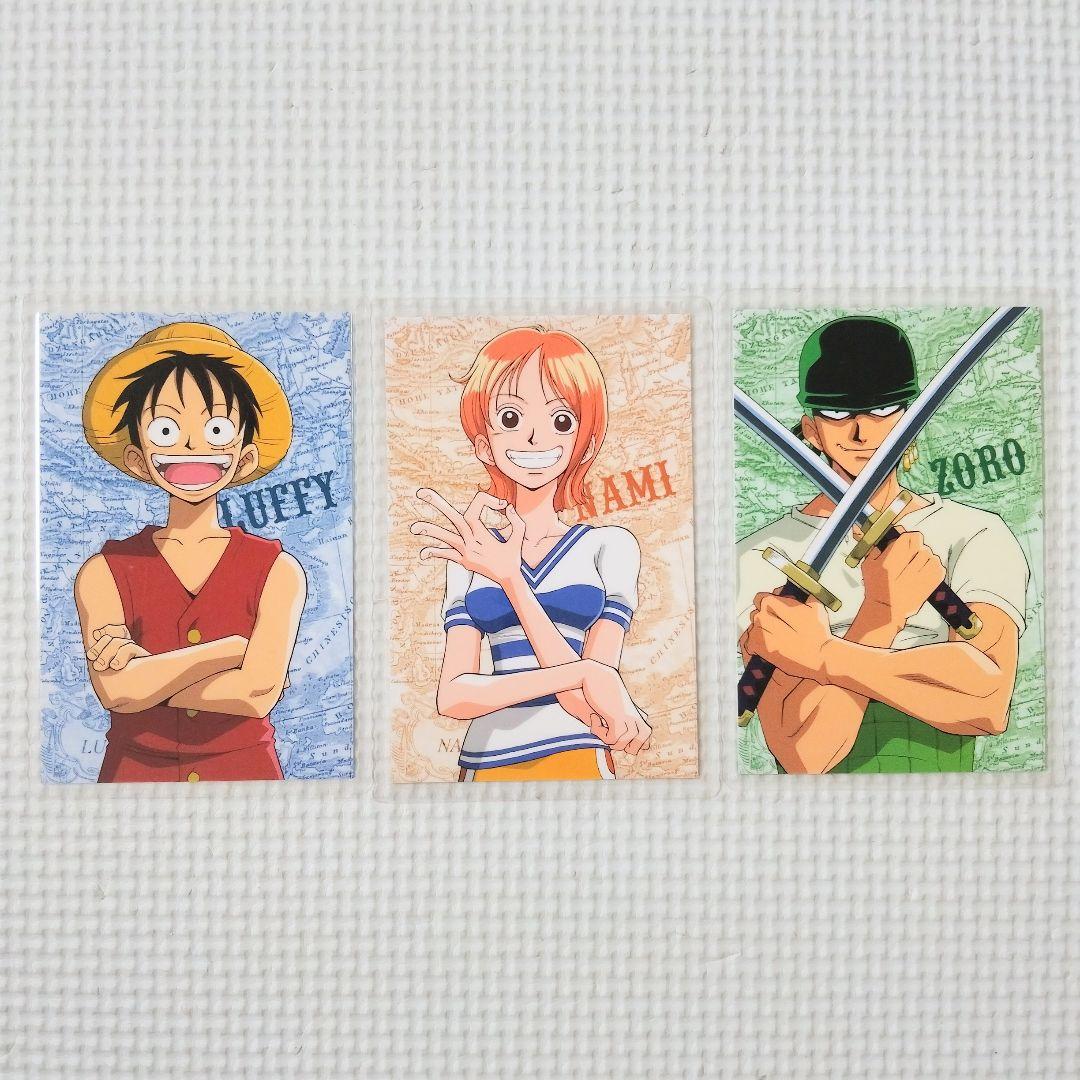ワンピース 希少 ラミネートカード 初期 ルフィ ゾロ ナミ - メルカリ