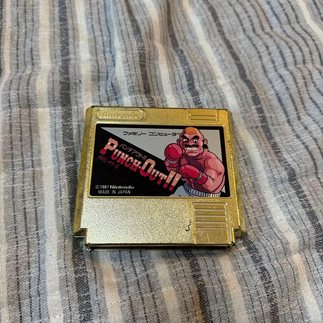 パンチアウトゴールドカートリッジ PUNCH-OUT!!ファミコン非売品