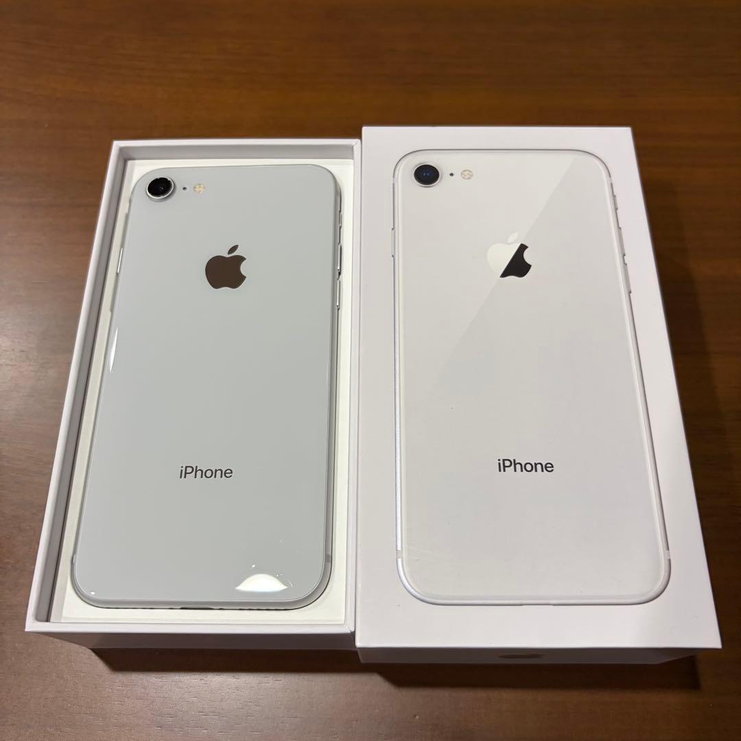 美品】Apple iPhone 8 ホワイト 箱付き - メルカリ