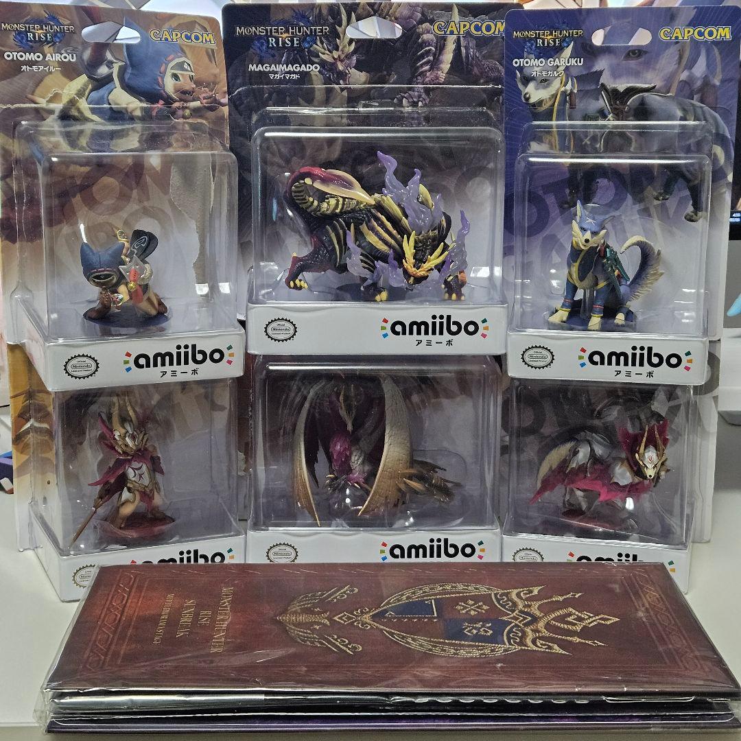 モンスターハンターライズ サンブレイク amiibo 6種 特典ジオラマ