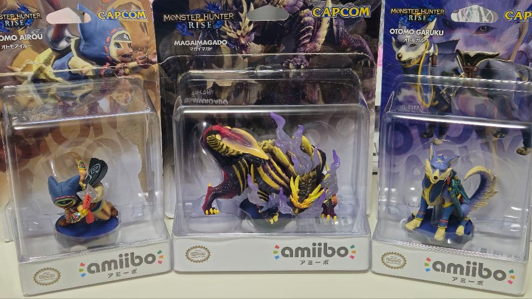 モンスターハンターライズ サンブレイク amiibo 6種 特典ジオラマ