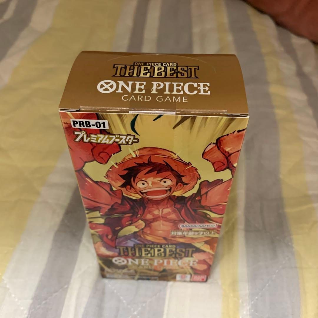 ワンピースカードTHE BEST未開封BOXテープ付き - メルカリ