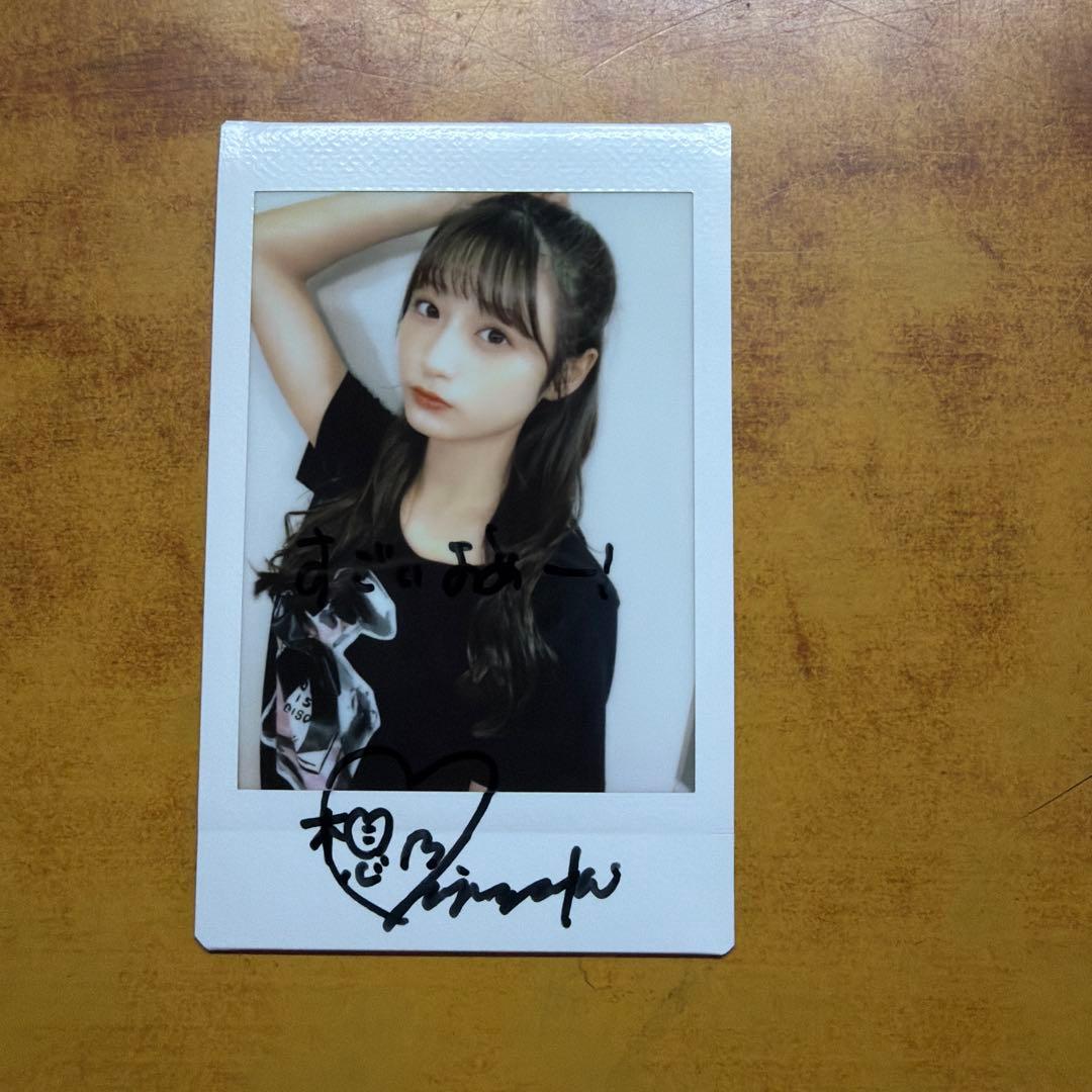 宮﨑想乃 サイン入りチェキ - メルカリ