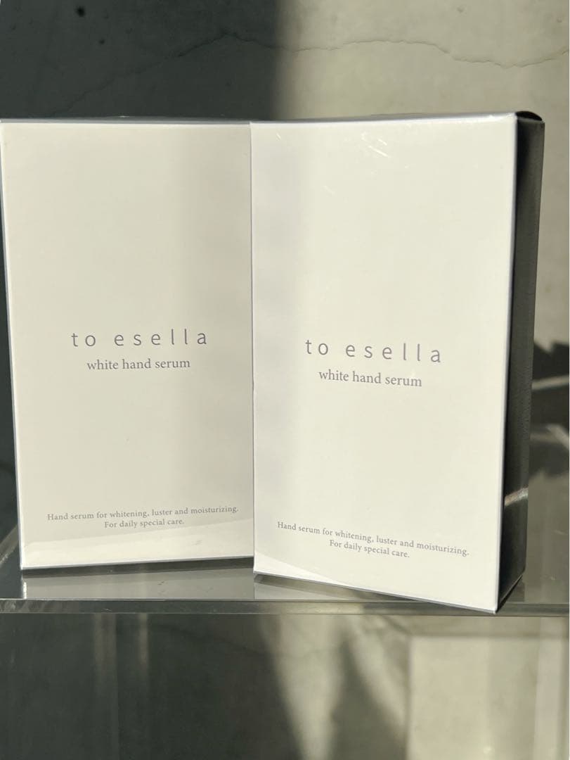 to esella ホワイトハンドセラム 2本セット - メルカリ