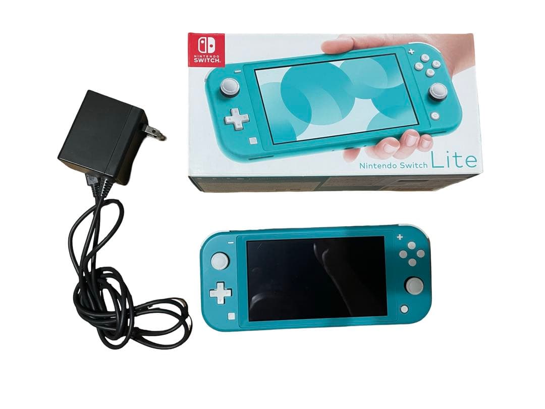Nintendo Switch Lite ターコイズ ターコイズ色のNintendo Switch Lite、5