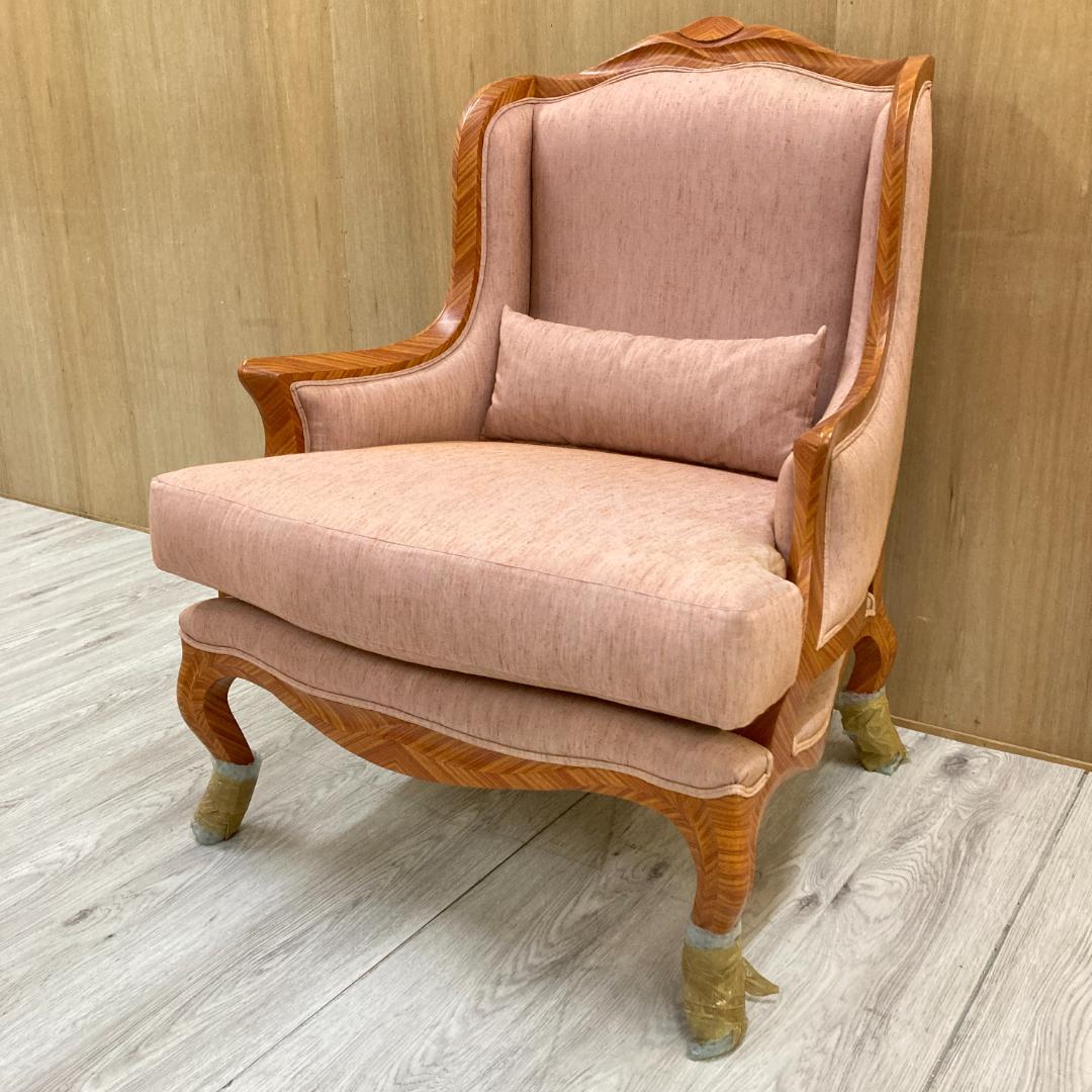 クラシック アームチェア シングルソファ ウィングバックチェア 一人掛け シングルソファ ヴィンセント アームチェア ウィングチェア ハイバック
