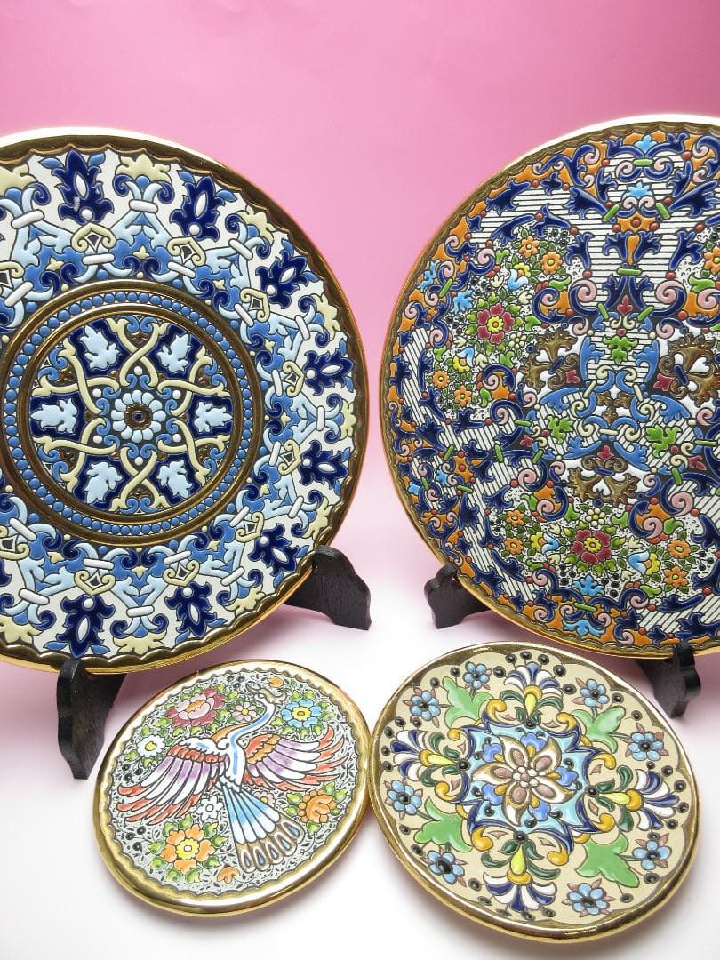 スペイン セビリア焼 飾り皿 CEARCO ORO DELEY 24K 他 - メルカリ