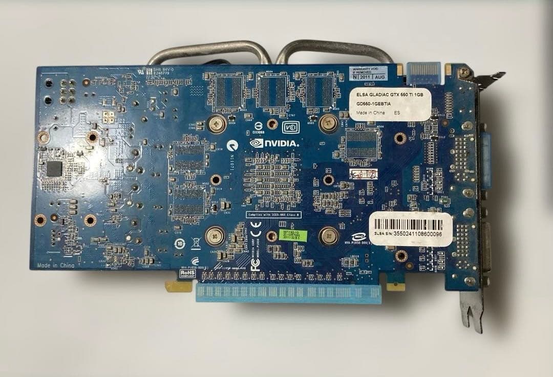ELSA GTX550Ti GPU-Z確認済み ジャンク - メルカリ