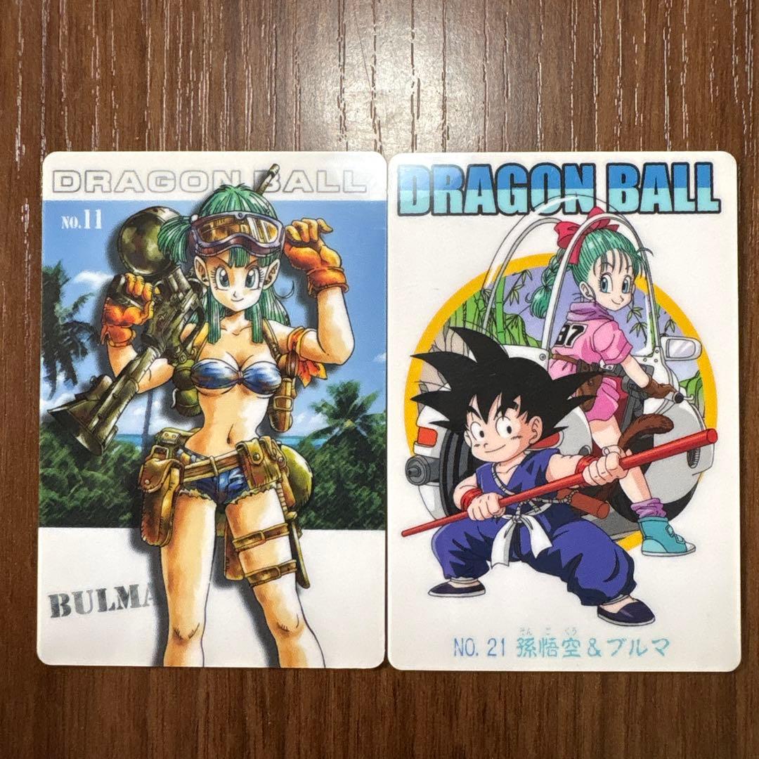 ドラゴンボール グミカード 2006 NO.11 NO.21 ブルマ 孫悟空 - メルカリ