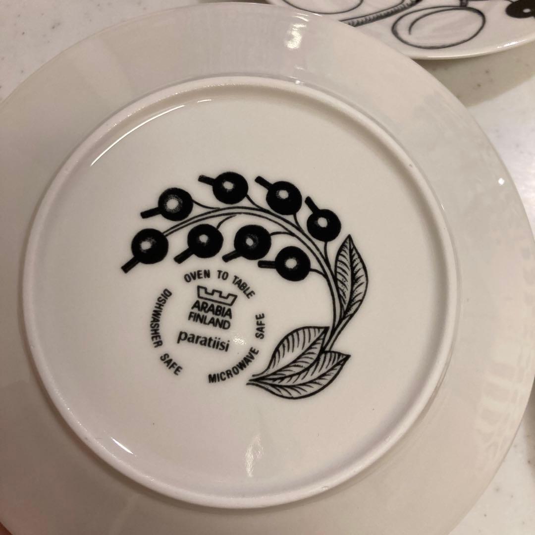 値下げ中ARABIA paratiisi プレート5枚セット旧ロゴ