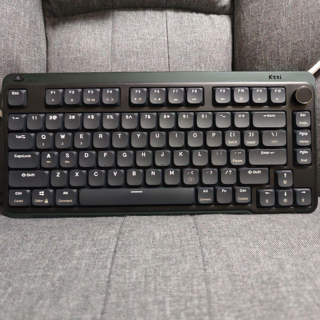 Kzzi I75 黒 メカニカルキーボード ロープロ リニアWhite Rain - メルカリ
