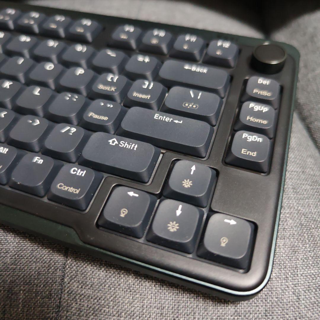 Kzzi I75 黒 メカニカルキーボード ロープロ リニアWhite Rain - メルカリ