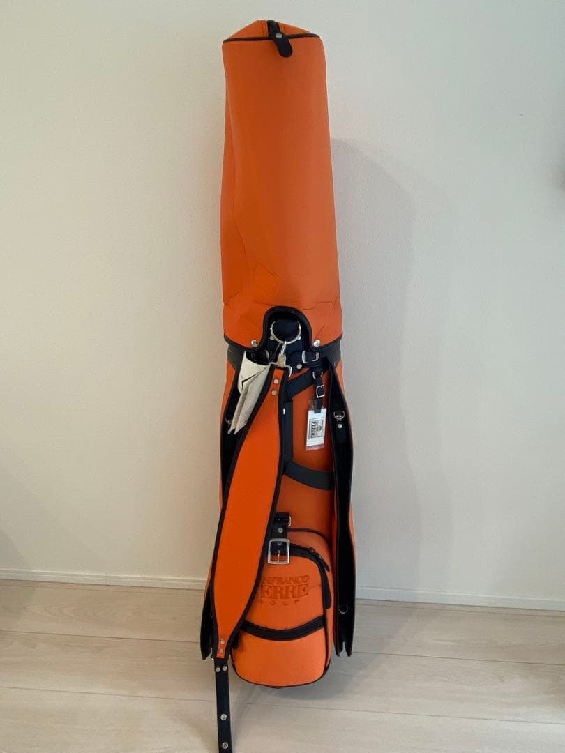 激レア】ミズノ ジャンフランコフェレ コラボ キャディバッグ オレンジ