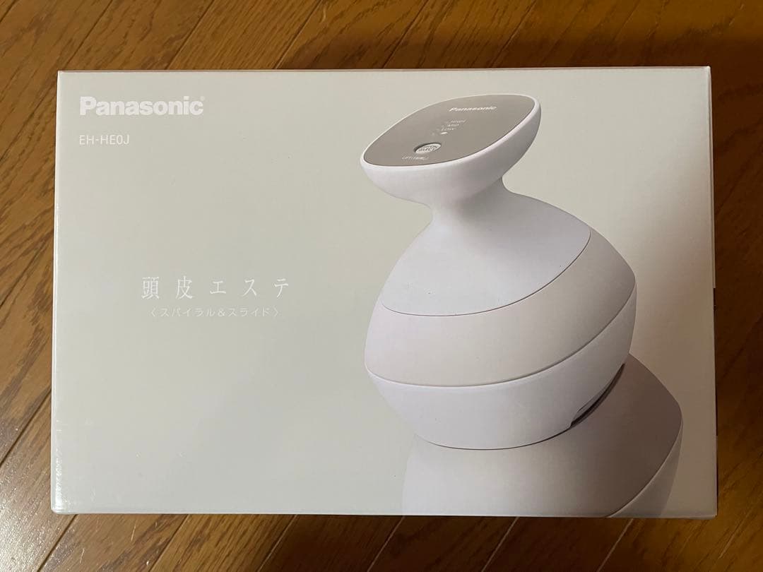 【新品】頭皮エステ パナソニックEH-HE0J-S パナソニック EH-HE0J-S 頭皮エステ スパイラル&スライド シルバー調