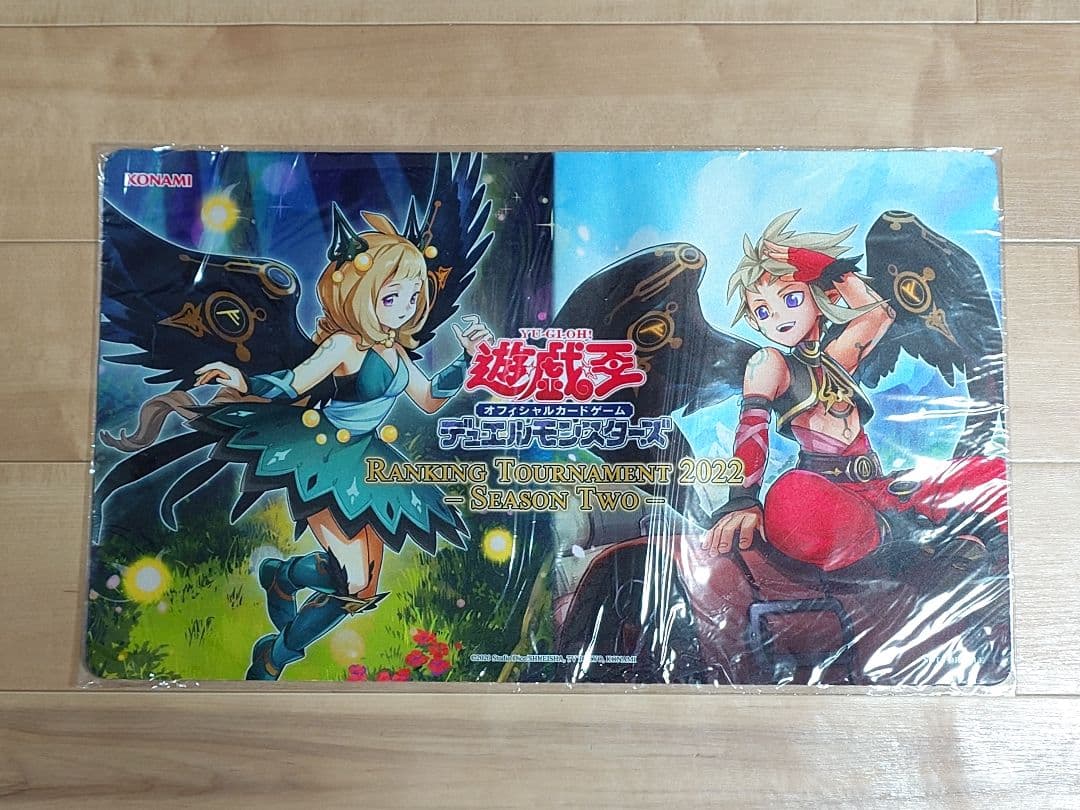 【超希少・未開封】遊戯王 公式 神碑の翼ムニン 神碑の翼フギン プレイマット 超希少・未開封】遊戯王 公式 神碑の翼ムニン 神碑の翼フギン プレイ