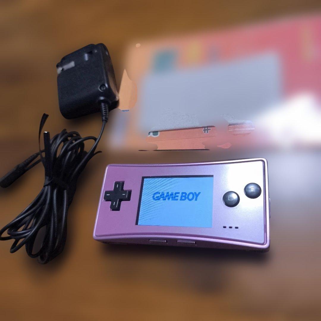 ☆ゲームボーイミクロ ニンテンドー 純正充電ケーブル 保護フィルム