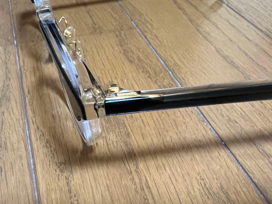 中古品 白山眼鏡 POST TWO-TONE ブルーxクリア - メルカリ