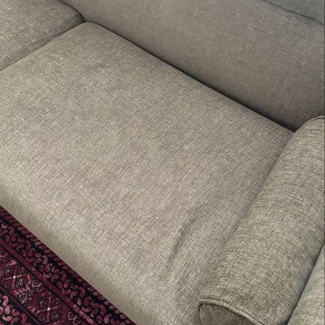 NOYES ノイエス オリーブグリーン 3人掛けソファ 引き取り歓迎【東京都