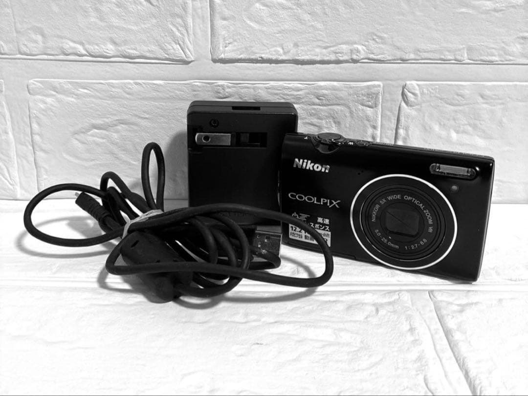 ✨平成レトロ✨】Nikon COOLPIX S5100 コンデジ ブラック - メルカリ