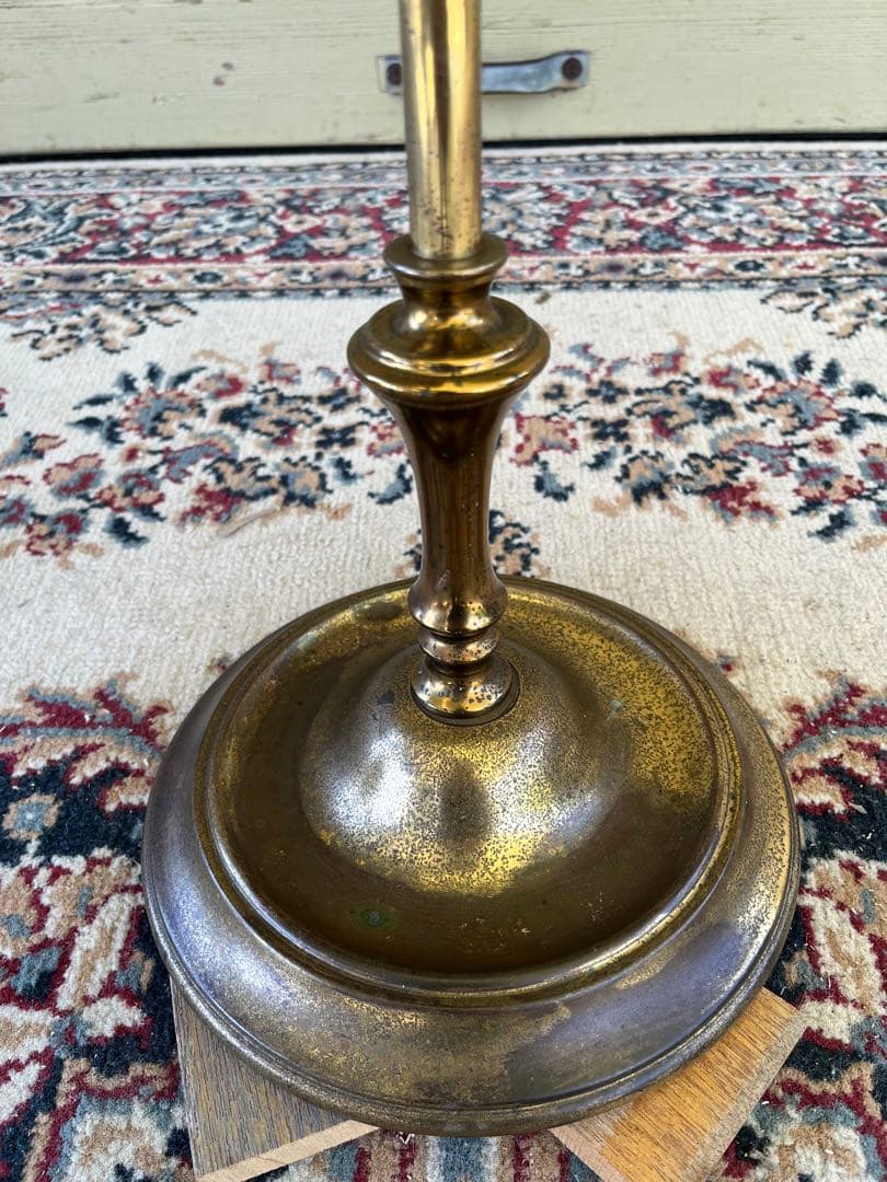 ぱせり様専用 真鍮フロアライトクラシック 狩猟画 ランプシェード