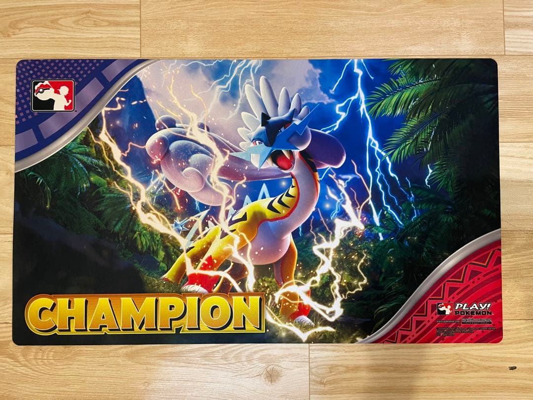 海外大会配布品 タケルライコ プレイマット 公式品 ポケモンカード