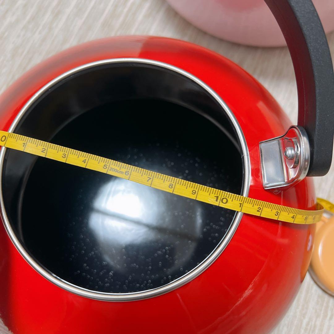 ル・クルーゼ　LE CREUSET ケトル　やかん　ガス火　IH 1.5L 赤