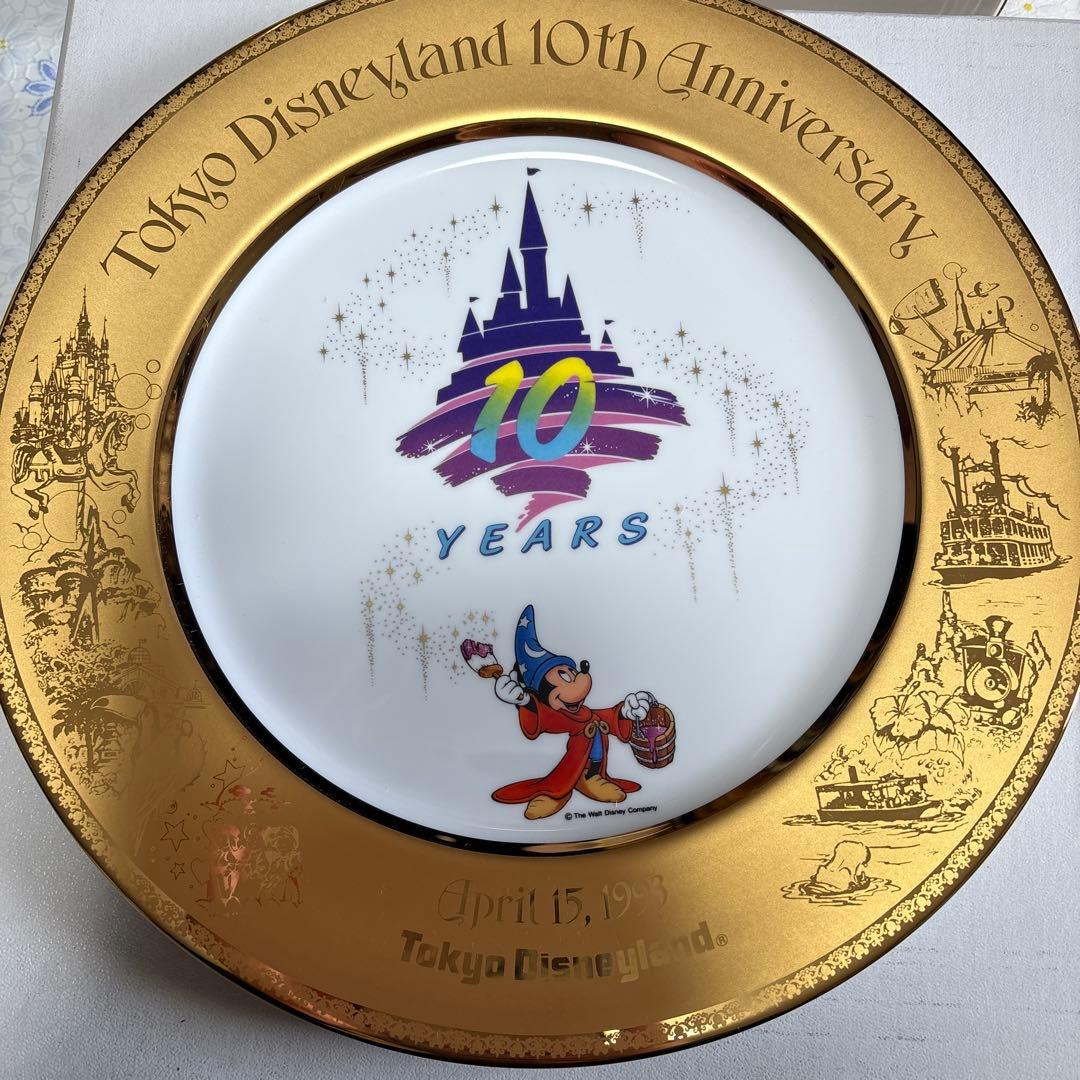 東京ディズニーランド 10周年記念 プレート - メルカリ
